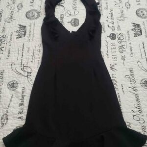 Hello Molly Black Sheath Fit & Flare Cocktail Dress